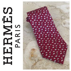 Hermes 100% Silk Tie “Sheep”